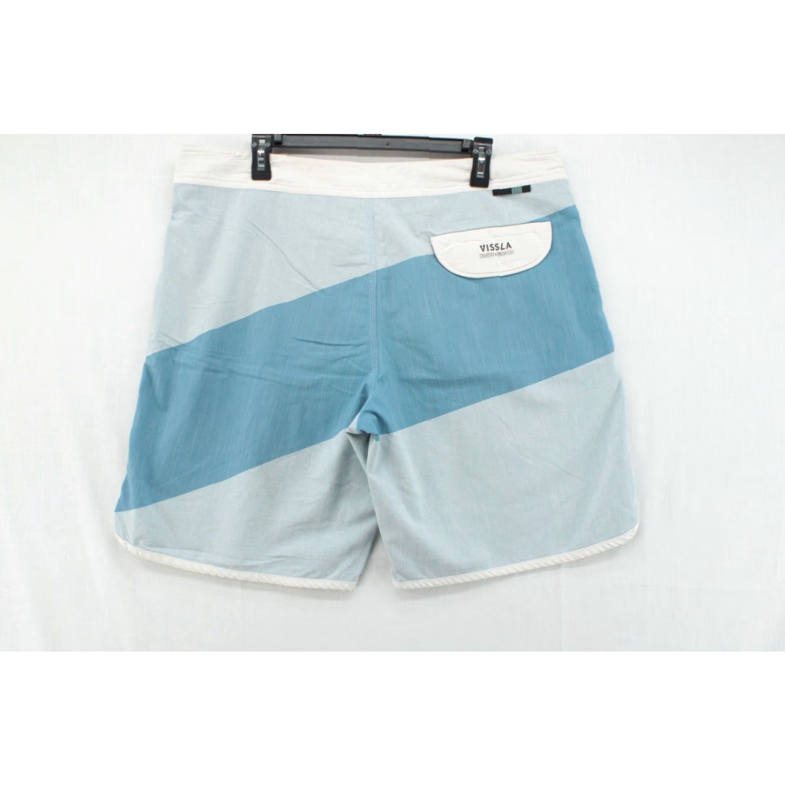 Vissla VISSLA Board Shorts Men 38 Blue Colorblock Swim Trunks Beach Surfing Renowned Aloha Tropical Colorful Pattern Men Size US 38 / EU 54 - 4 Thumbnail