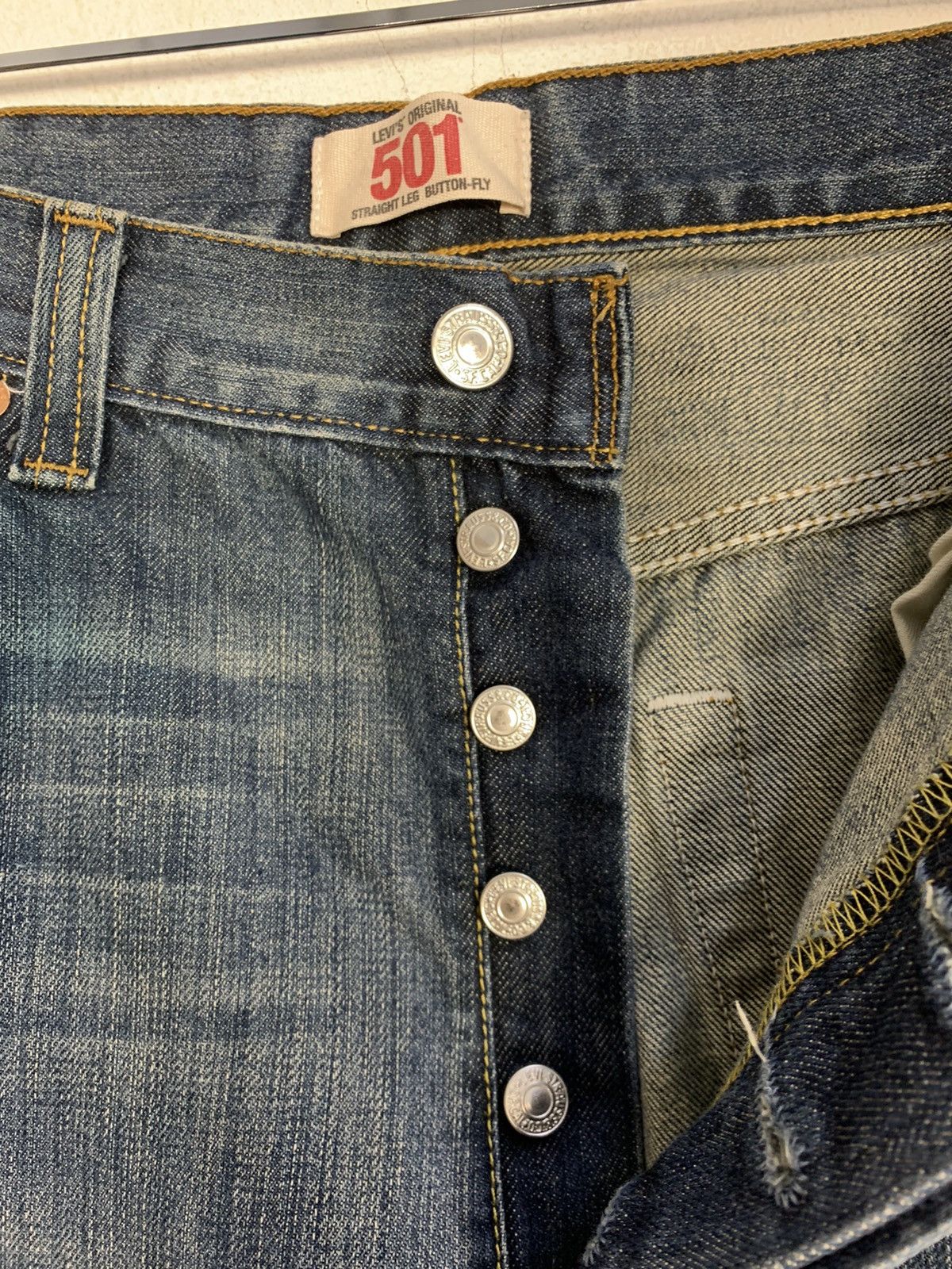 Levi's 90s Levi’s Strauss Lot 501 Regular Cut Buttonfly Indigo Jean Size US 36 / EU 52 - 7 Thumbnail