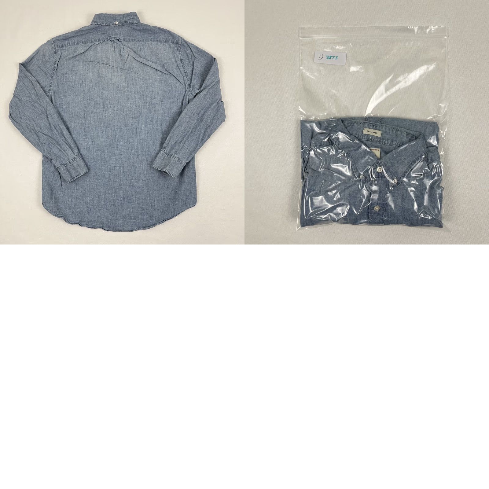 J.Crew J.CREW Shirt Mens M Blue Cotton Button-Up Solid Breathable Easy Care Pockets Business Casual Formal Travel Workwear Classic Outdoor Size US M / EU 48-50 / 2 - 8 Thumbnail