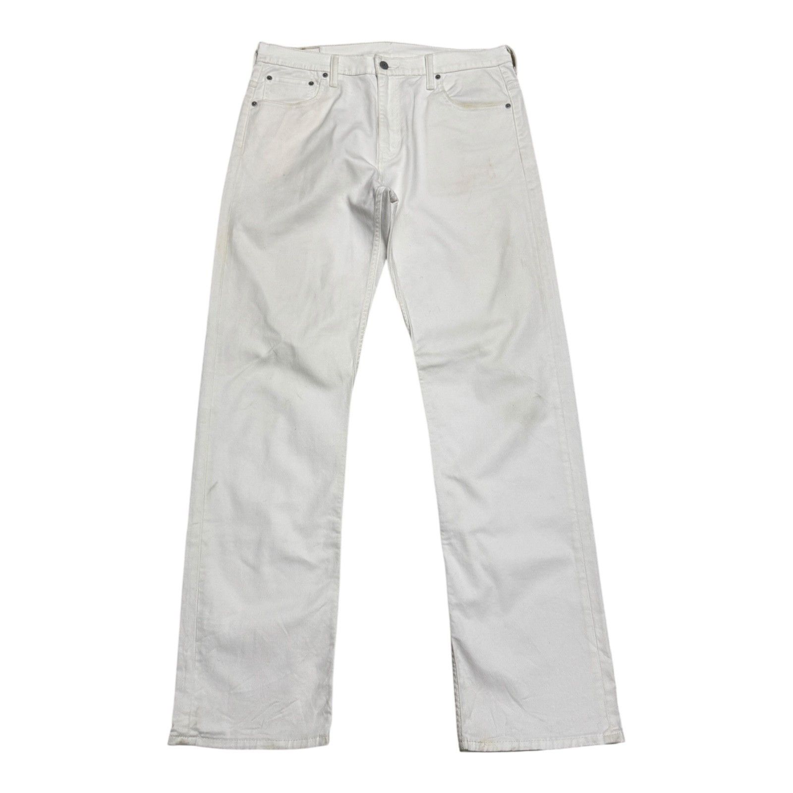Levi's LEVIS 569 White Denim Casual Designer Straight Jeans 34x36 Size US 34 / EU 50 - 1 Thumbnail