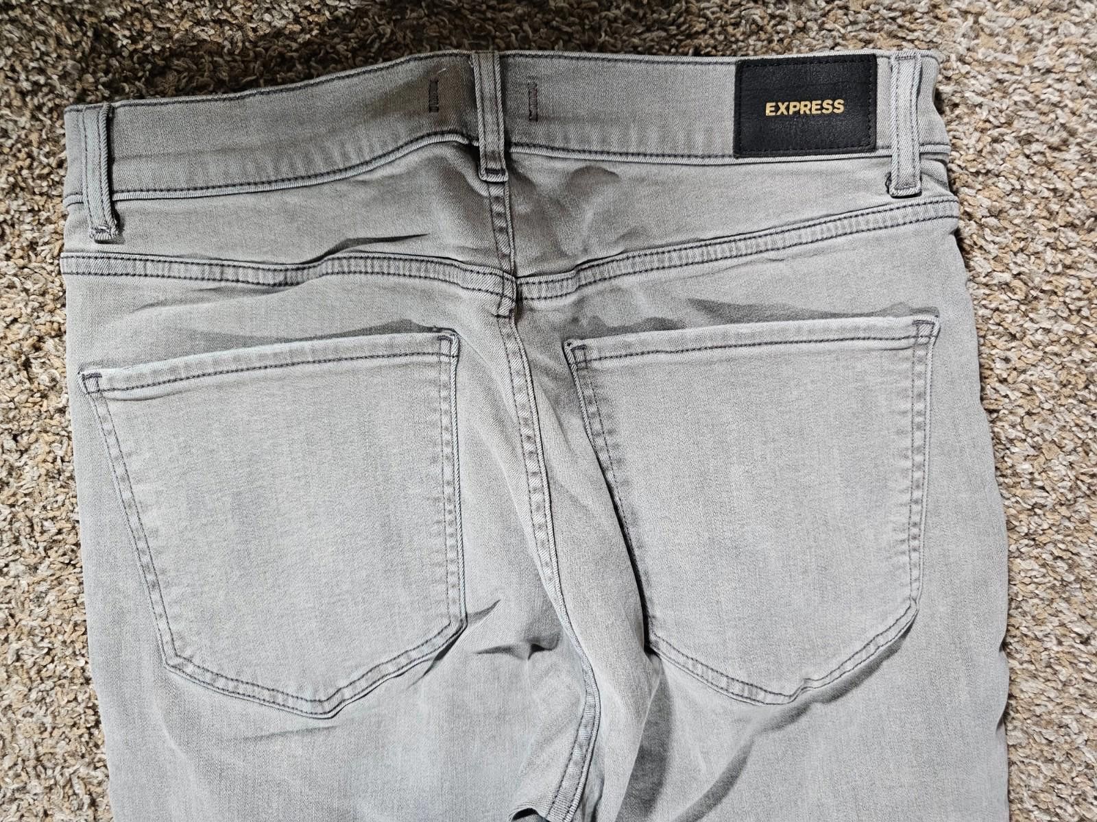 Express Express Hi Rise Boot 10R Gray Jeans Size 32" / US 10 / IT 46 - 8 Thumbnail