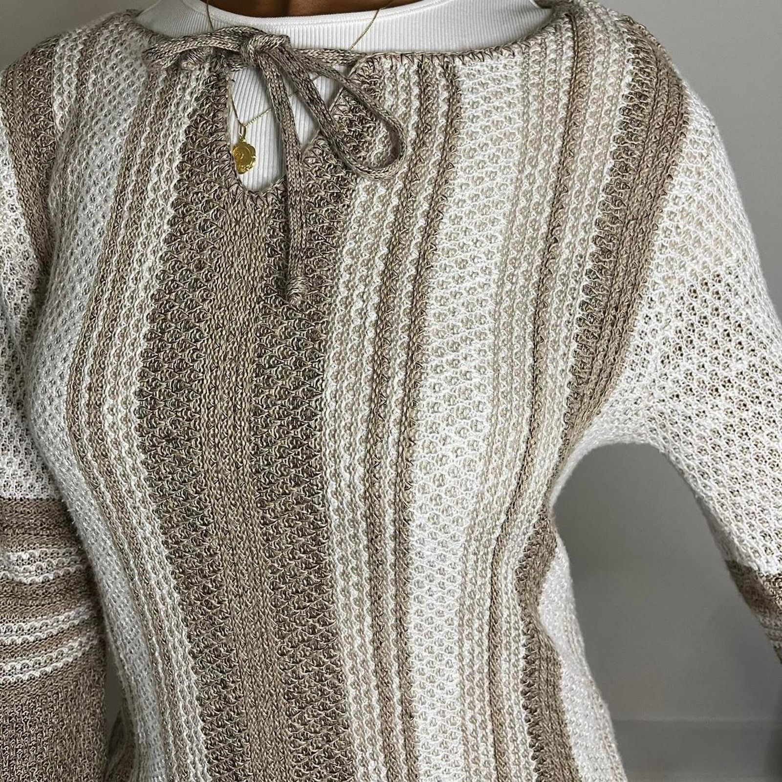 Other Small knot crochet shirt Size S / US 4 / IT 40 - 2 Thumbnail