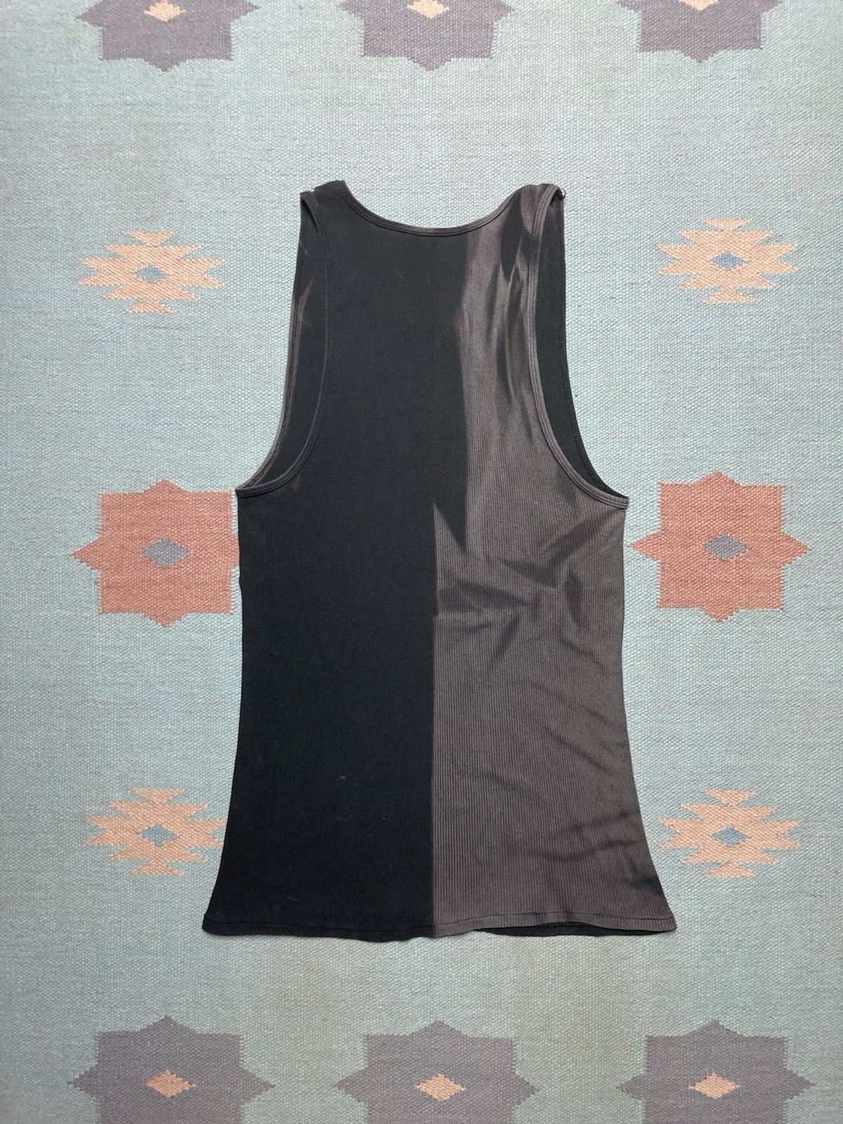 Fruit Of The Loom Fruit loom ribbed tank top shirt faded black goth grunge XL Size US XL / EU 56 / 4 - 6 Thumbnail
