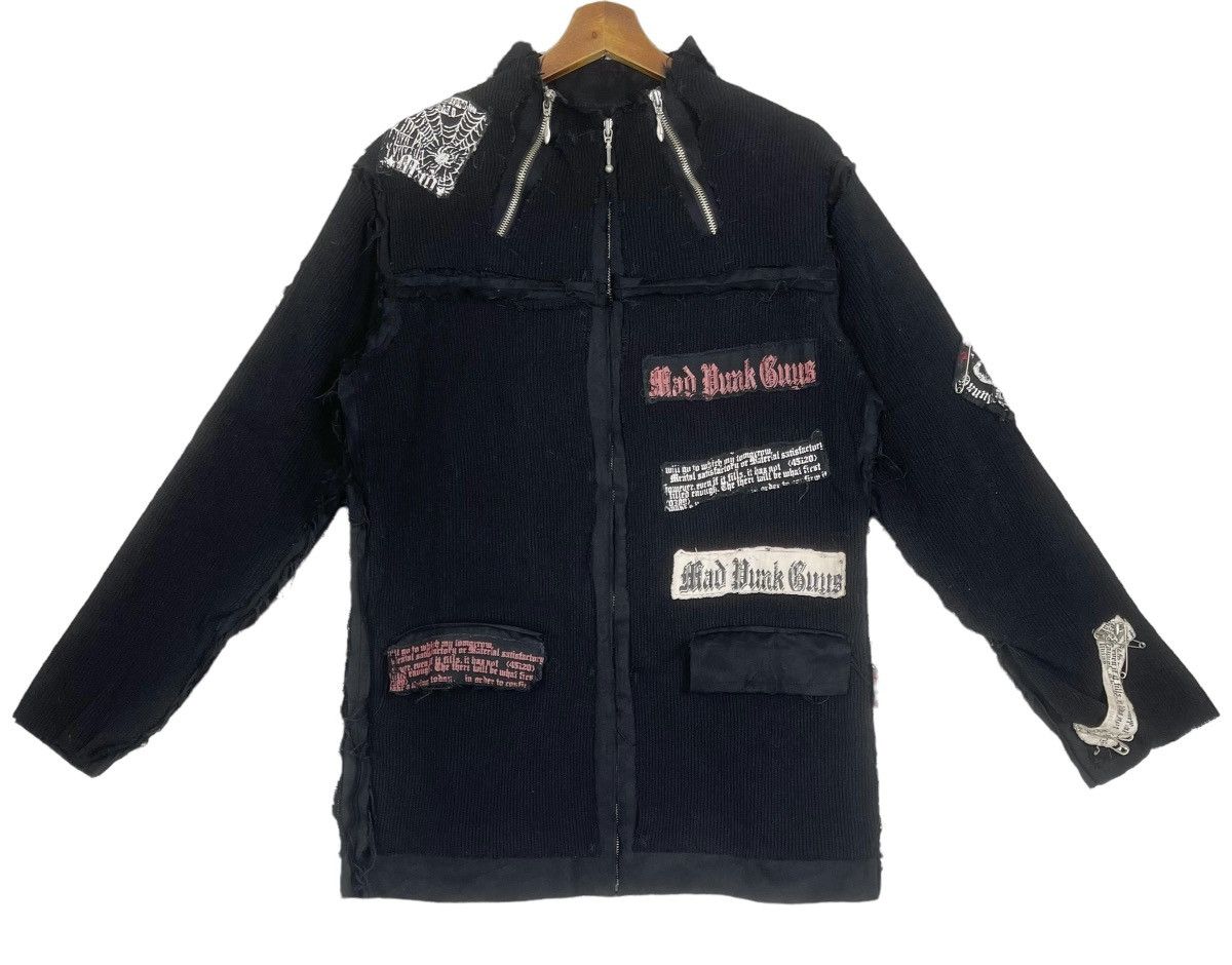Japanese Brand Vintage Mad Reconstructed Punk Jacket Size US L / EU 52-54 / 3 - 17 Thumbnail