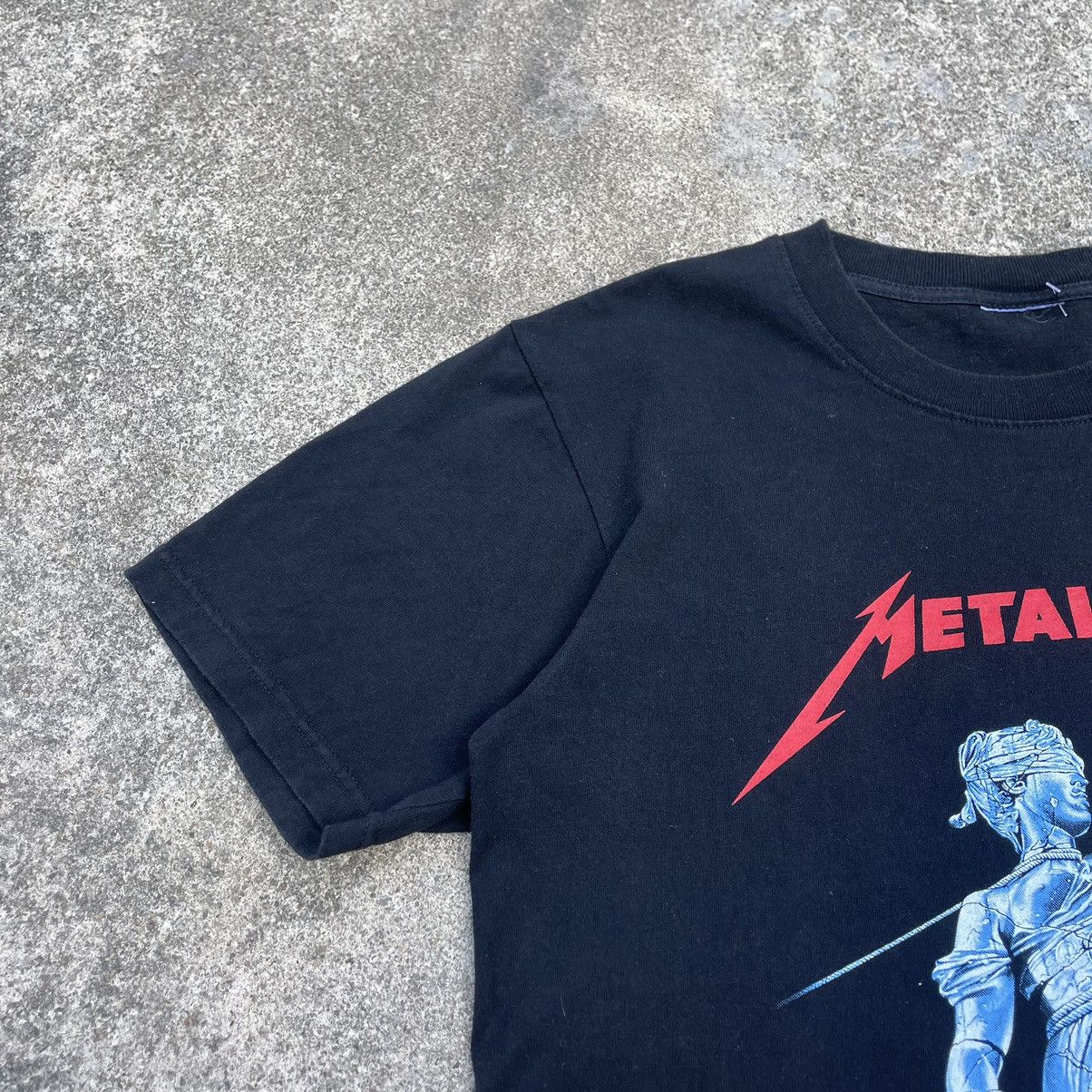 Band Tees × Metallica × Vintage 🔥OG🔥Vintage Metallica Justice For All Heavy Metal Promo Tee Size US M / EU 48-50 / 2 - 6 Thumbnail