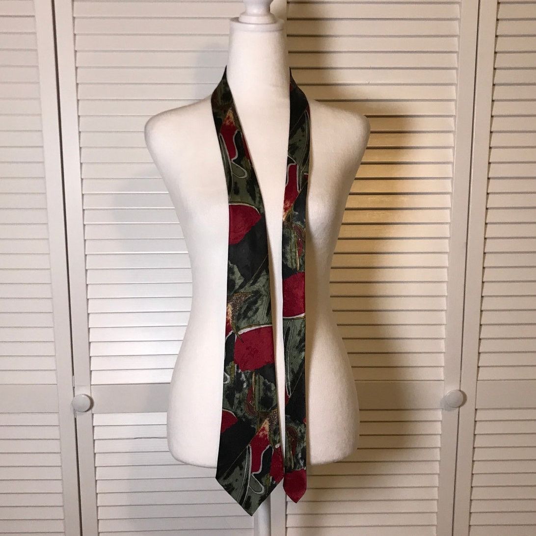 Other FloRence & K-inc. Abstract Pattern Long Wide Silk Necktie Size ONE SIZE - 3 Thumbnail