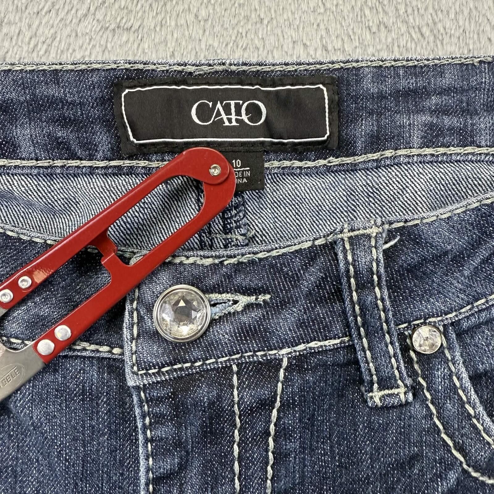 Cartoon Network CATO Women's Dark Wash Bootcut Jeans Size 24" / US 00 / IT 34 - 6 Thumbnail