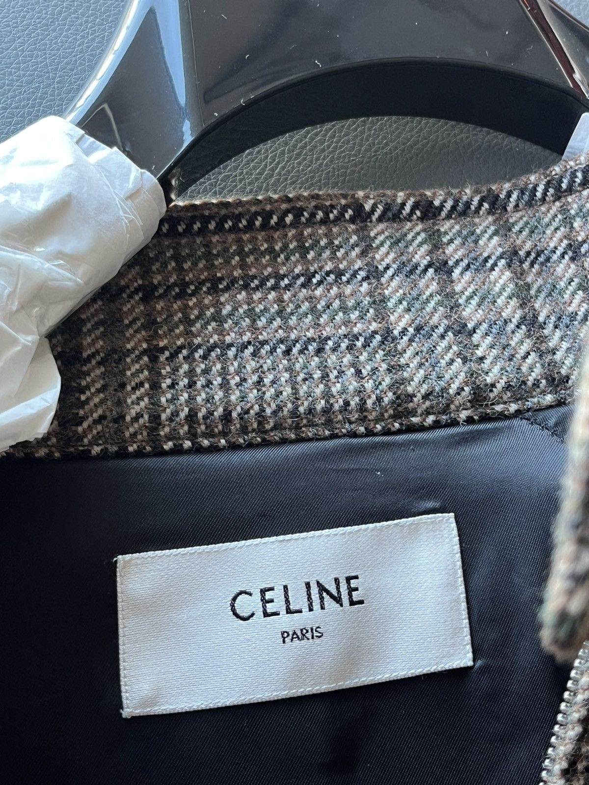 Celine × Hedi Slimane $5k Value Super Runway Celine Hedi Slimane Studded Teddy Size US XL / EU 56 / 4 - 8 Thumbnail