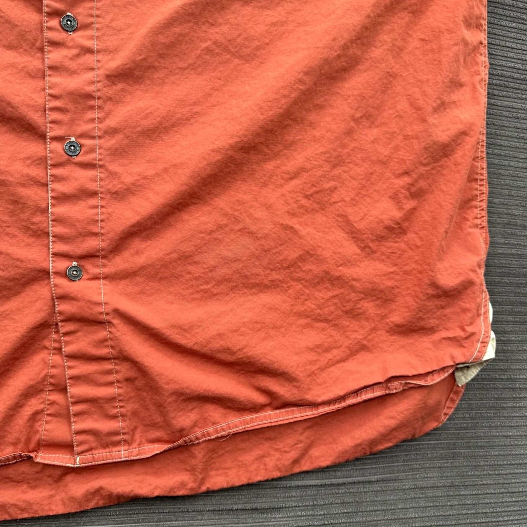 Vintage VINTAGE Game Guard Shirt Mens 2XL Orange Tan Button Up Short Sleeve Outdoor Hunting Size US XXL / EU 58 / 5 - 7 Thumbnail