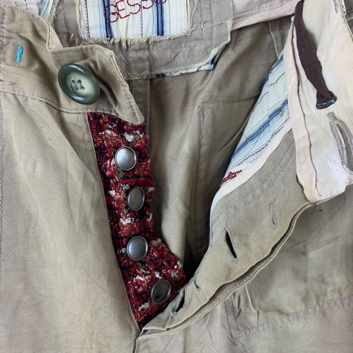 Japanese Brand GESSOU Japanesebrand cotton pants Size US 31 - 13 Thumbnail