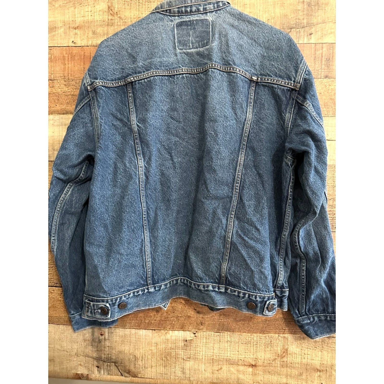Levi's VINTAGE Levi Strauss Signature Denim Standard Trucker Jacket Large Size US L / EU 52-54 / 3 - 2 Thumbnail