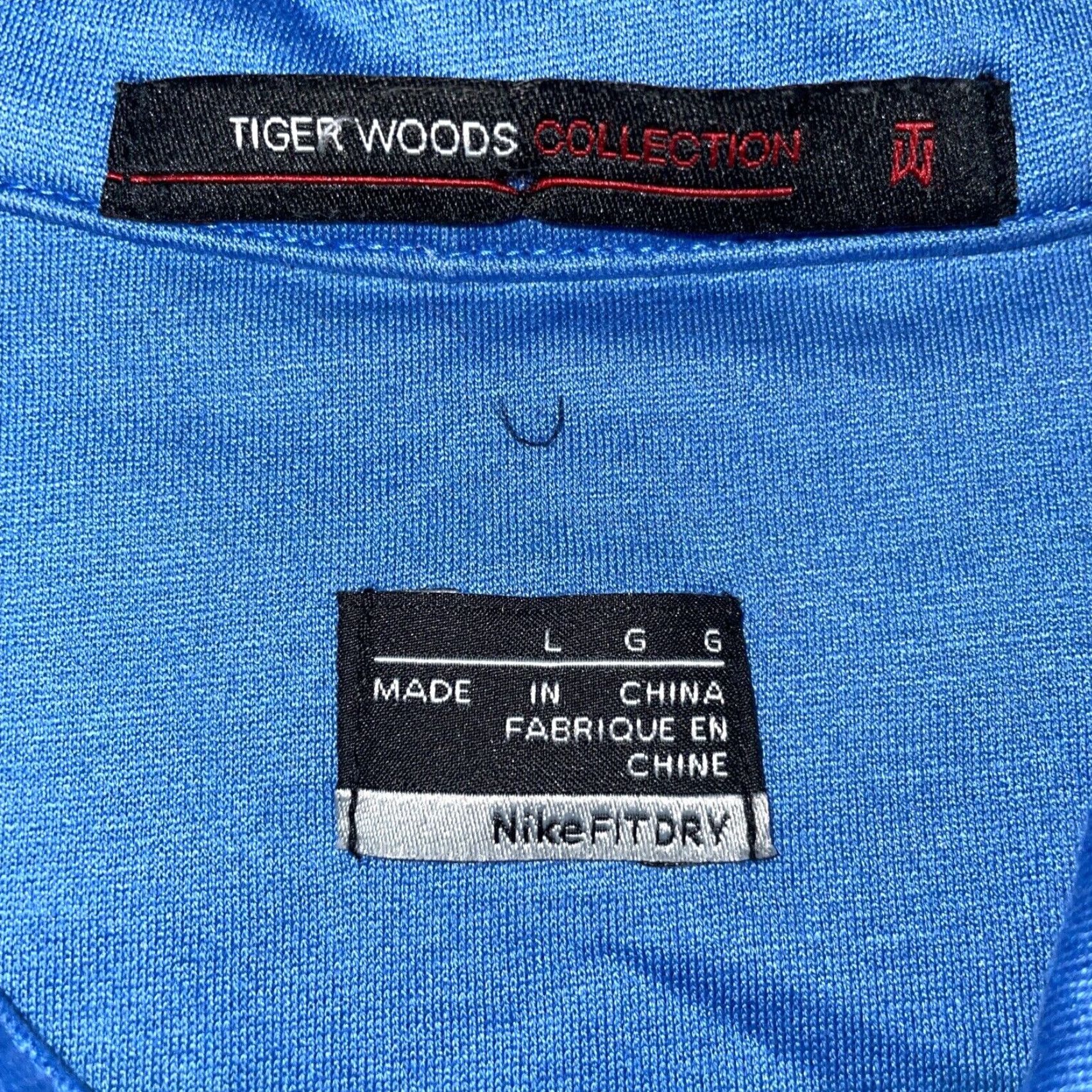 Vintage Polo Tiger Woods Collection Blue Striped Short Sleeve Shirt Adult Large Mens Size US L / EU 52-54 / 3 - 3 Thumbnail