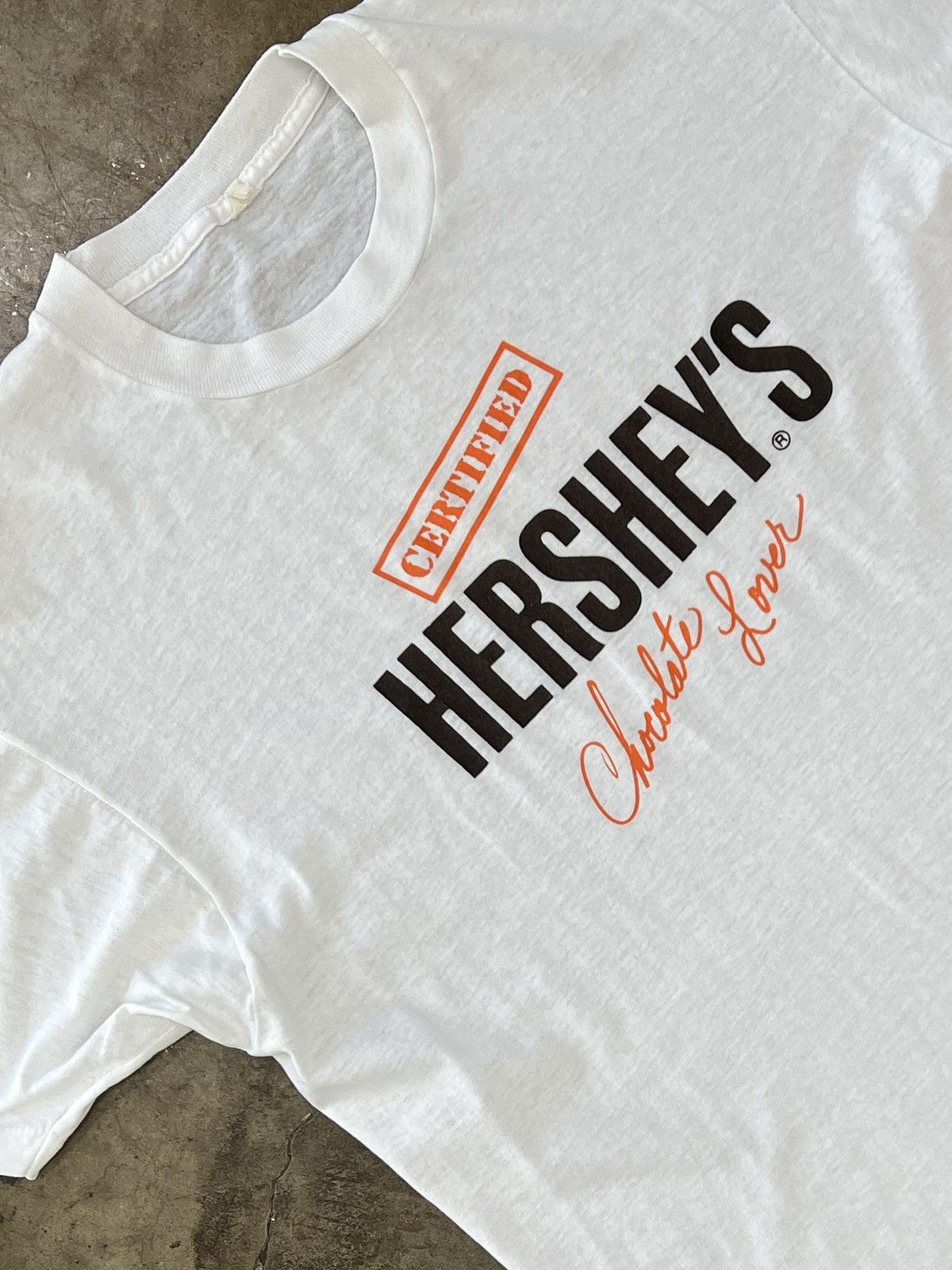 Vintage Vintage Hershey's Chocolate Lover Single Stitch Tee Large Size US L / EU 52-54 / 3 - 1 Thumbnail