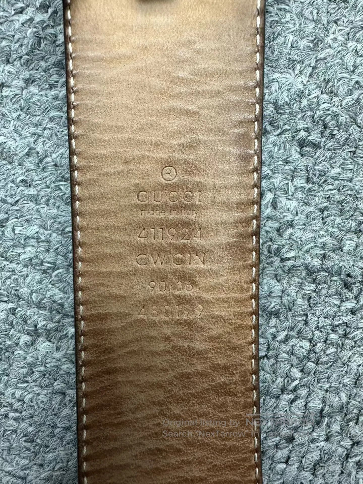 Gucci Gucci GG Monogram Belt Size 90. Size ONE SIZE - 2 Thumbnail