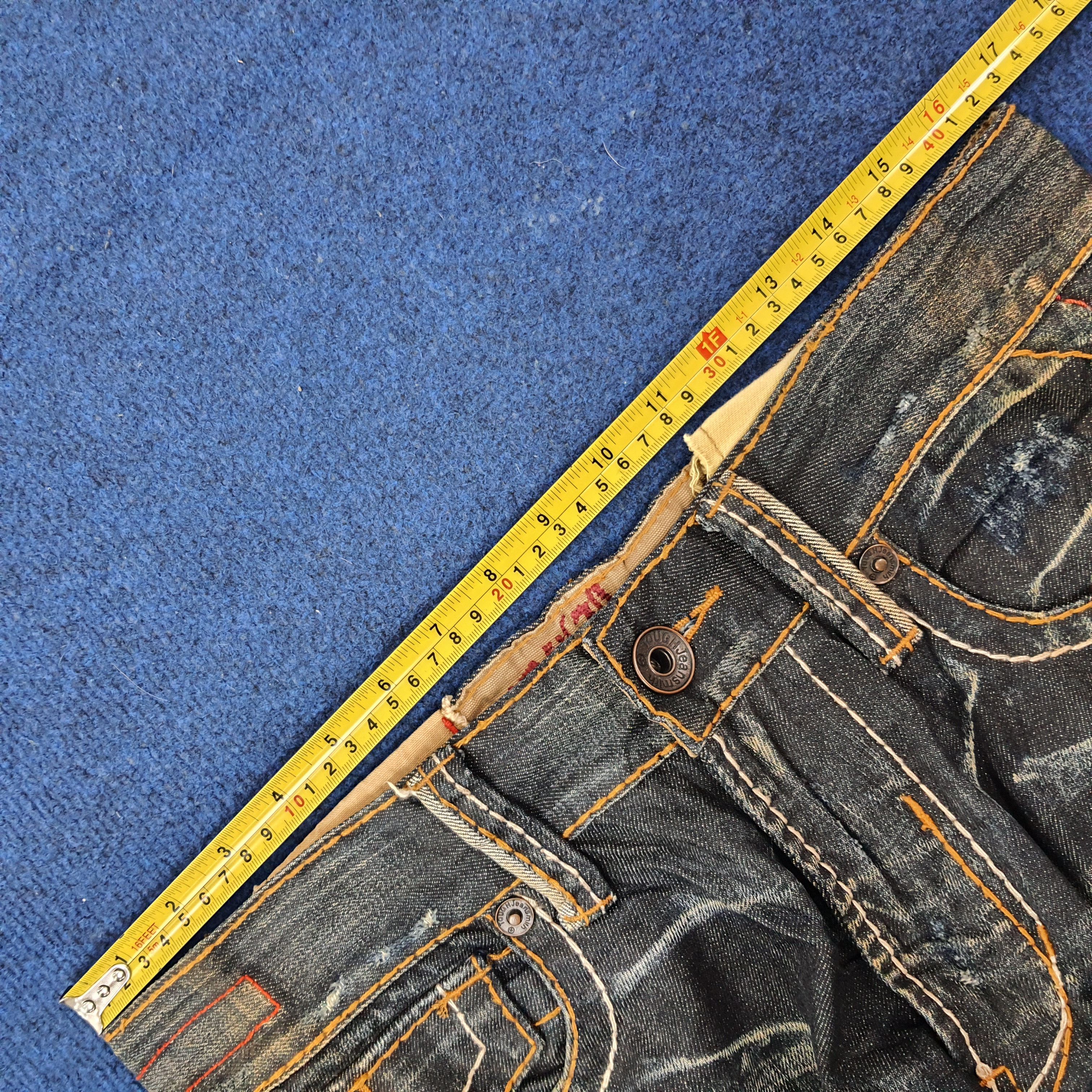 Vintage Vintage Tough Jeansmith Street Aesthetic Jeans C258N18 Size US 32 / EU 48 - 14 Thumbnail