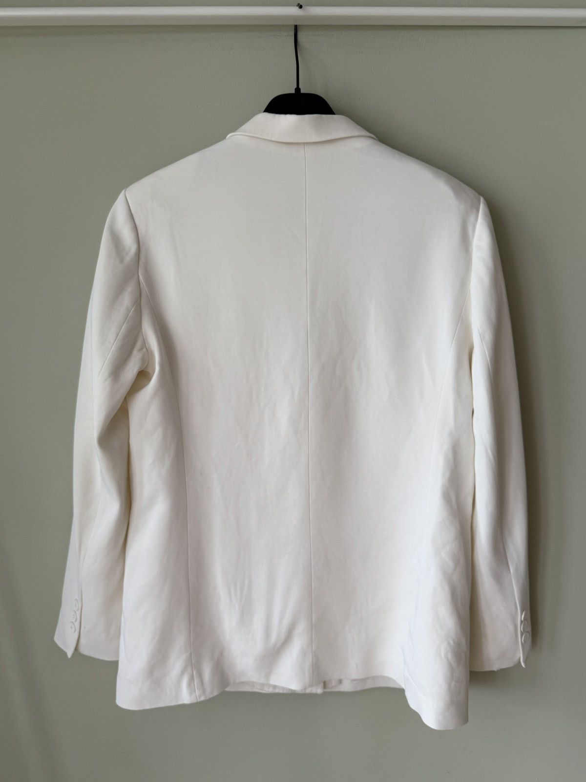 Sandro Sandro Paris White Tailored Blazer jacket Size M / US 6-8 / IT 42-44 - 2 Thumbnail