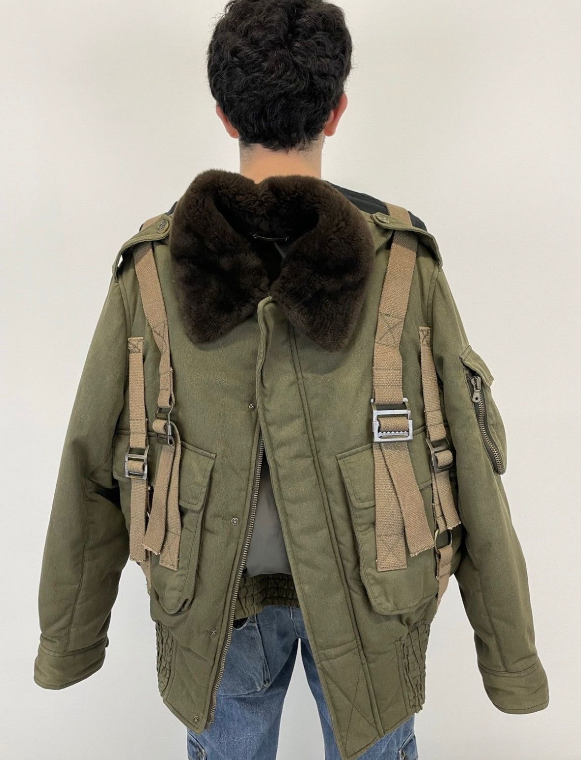 Dolce & Gabbana AW2003 Dolce & Gabbana bondage cargo bomber jacket archive Size US M / EU 48-50 / 2 - 5 Thumbnail