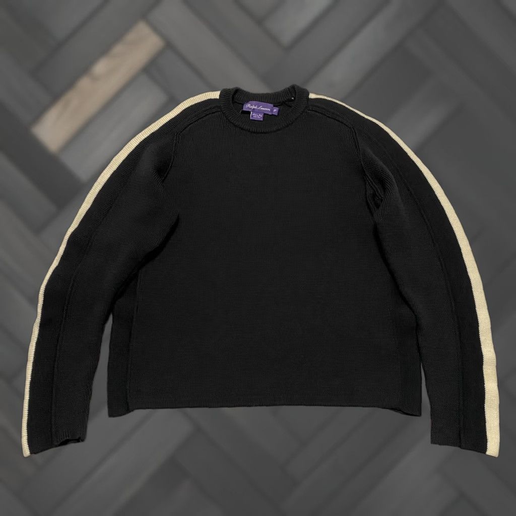Ralph Lauren Ralph Lauren Sweater Mens M Heavy Wool Made In Italy Crewneck Stripe Pullover Size US M / EU 48-50 / 2 - 1 Thumbnail
