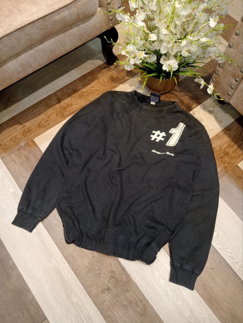 Sports Specialties VINTAGE SNAP ON TOOLS RACING SWEATSHIRT - FADED BLACK Size US L / EU 52-54 / 3 - 2 Thumbnail