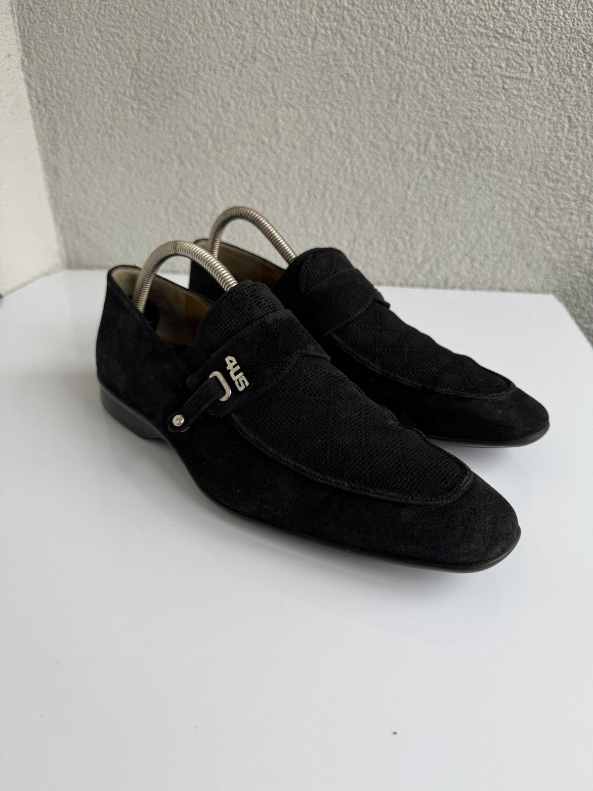 Paciotti Cesare Paciotti 4US Black Suede Loafers Slip On Size 9 Size US 9 / EU 42 - 1 Thumbnail