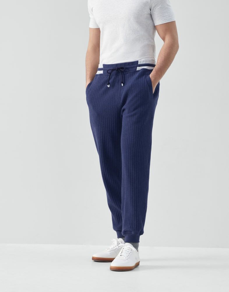 Brunello Cucinelli o1w1db10924 Pant in Blue Size US 30 / EU 46 - 1 Thumbnail