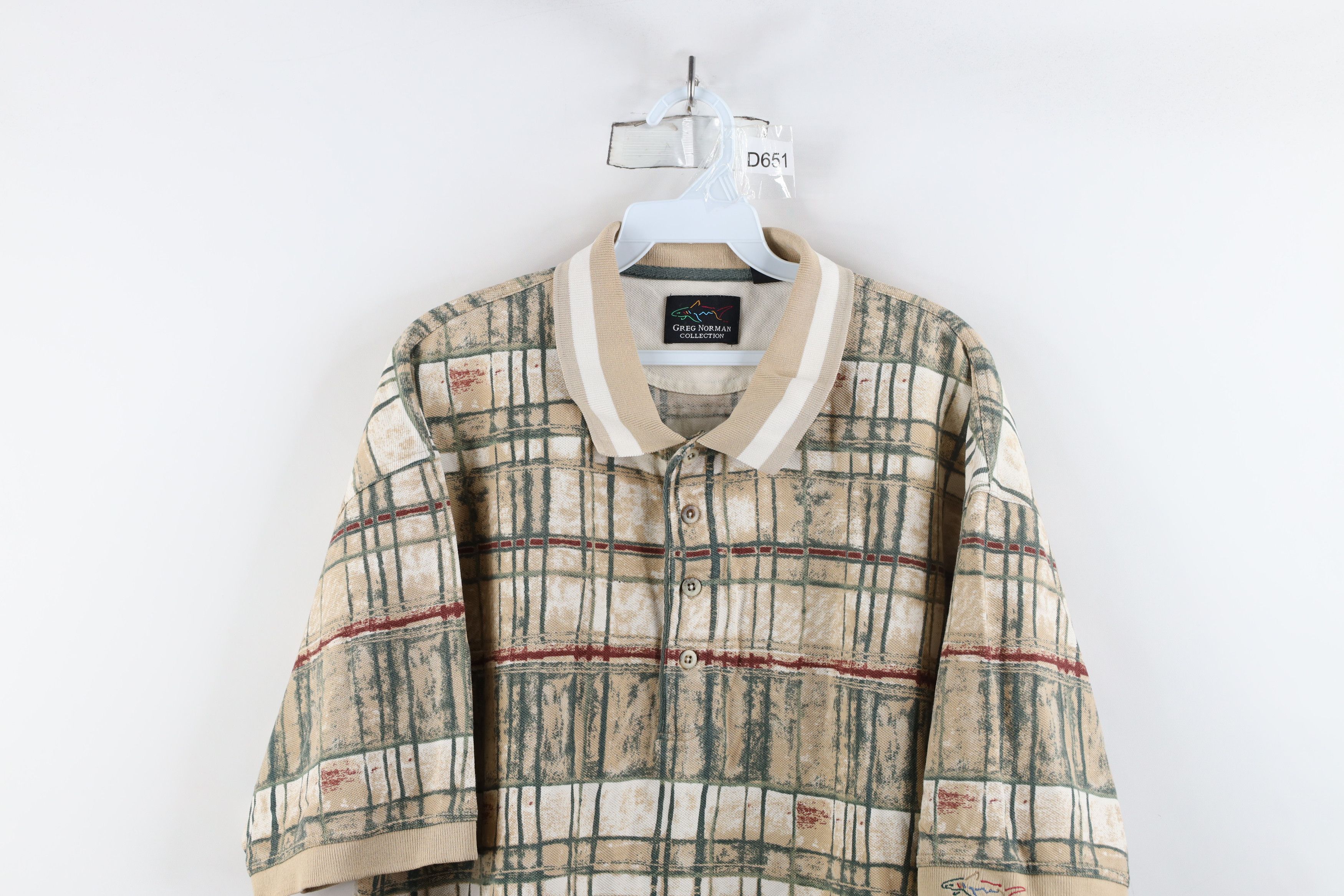 Vintage Vintage 90s Streetwear Baggy Fit Collared Golf Polo Shirt Size US XL / EU 56 / 4 - 2 Thumbnail