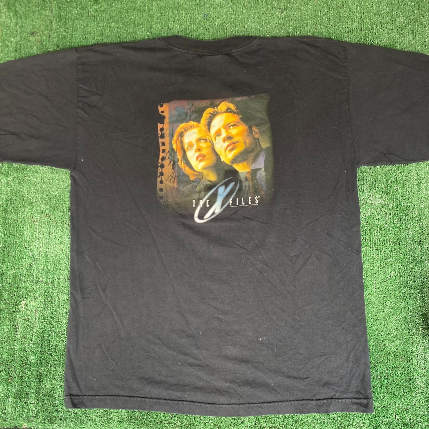 Vintage Vintage 90s The X Files Shirt TV Science Fiction Logo Tee Size US XL / EU 56 / 4 - 1 Thumbnail