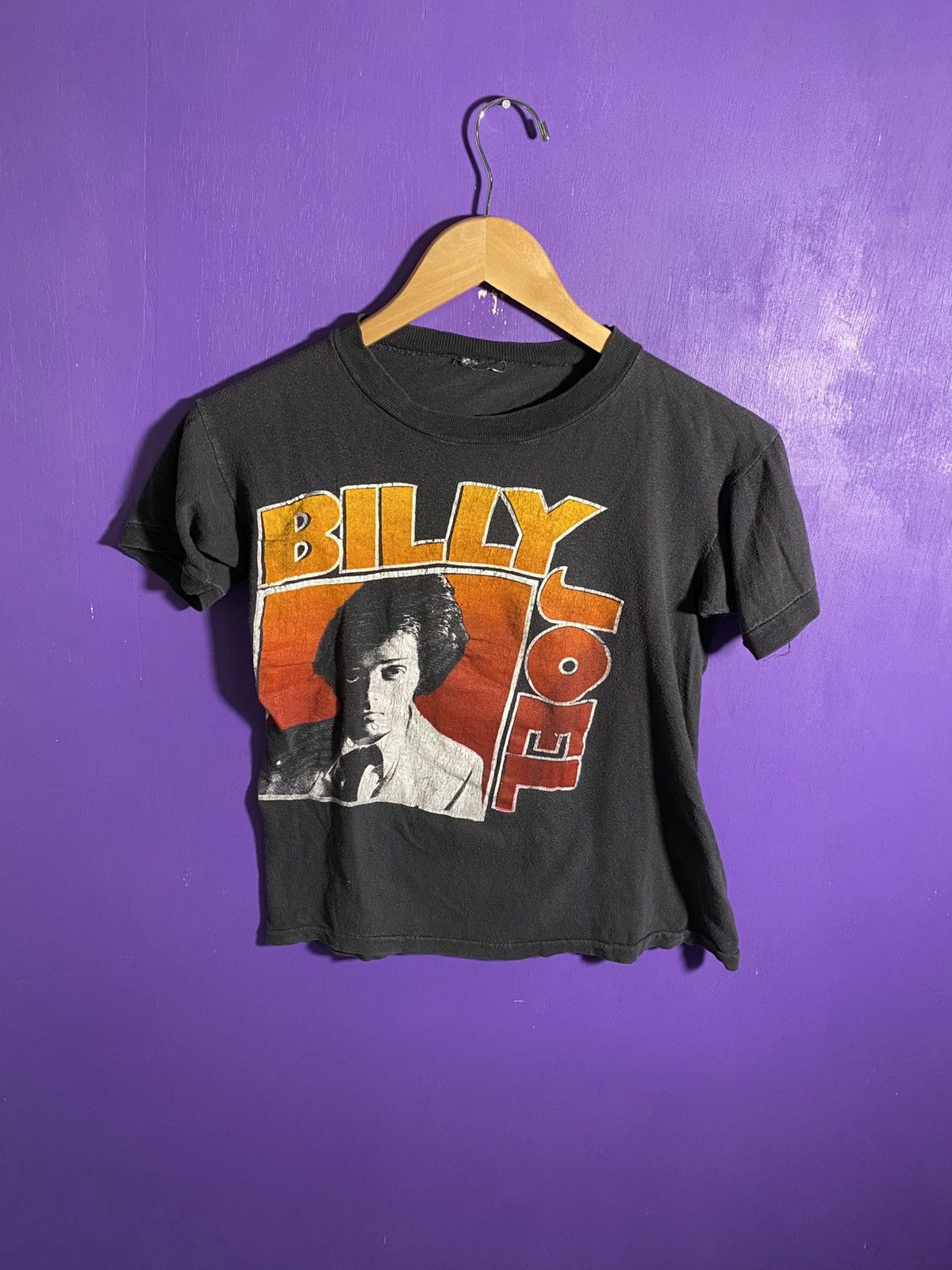 Band Tees Vintage 70s/80s Billy Joel on tour baby tee Size S / US 4 / IT 40 - 1 Thumbnail