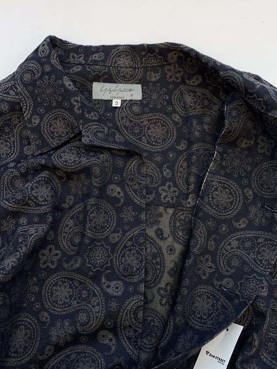 Yohji Yamamoto yohji yamamoto POUR HOMME Cotton/Black/Paisley Shirt Size US M / EU 48-50 / 2 - 5 Thumbnail