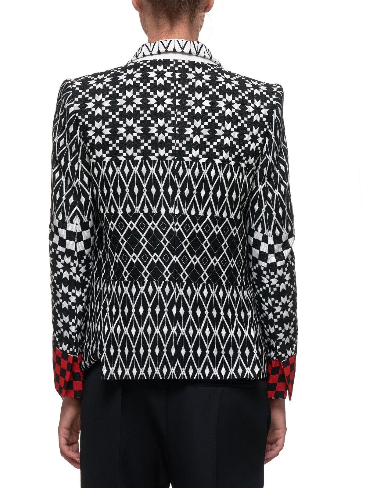 Haider Ackermann Last Size Haider Ackermann Embroidered Pattern Mix Blazer Size XS / US 0-2 / IT 36-38 - 3 Thumbnail