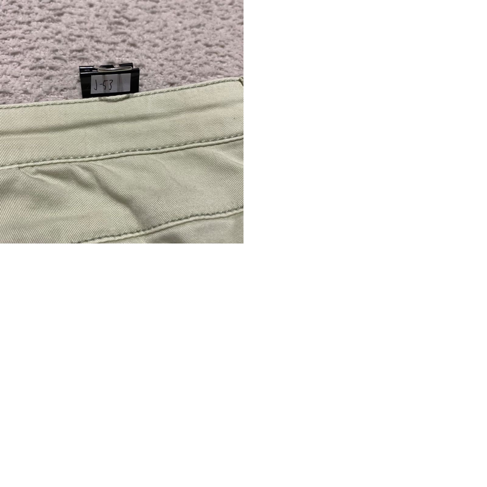 Anthropologie Anthropologie Pants sz 29 Beige Solid Straight Leg Chino Slim Mid Rise Womens Size 29" - 9 Thumbnail