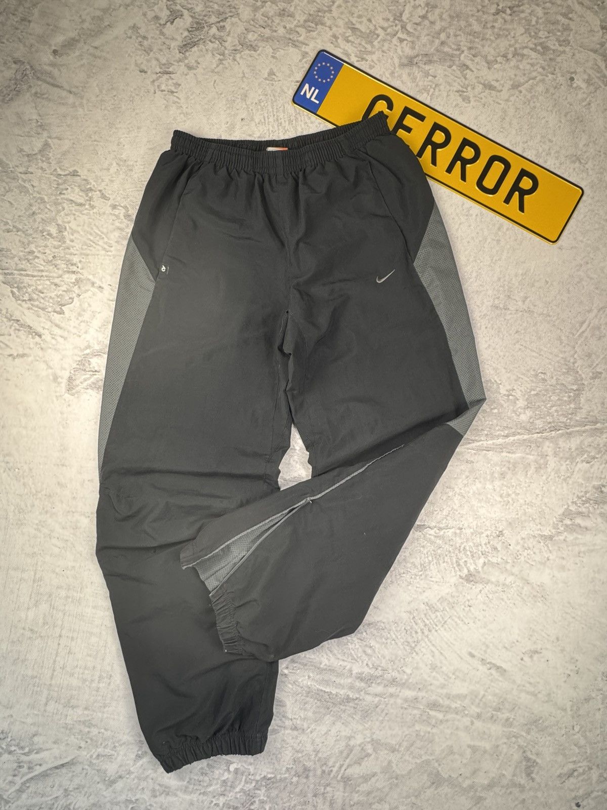 Nike × Vintage NIKE VINTAGE BASIC LOGO OVERSIZE BAGGY PANTS Size US 34 / EU 50 - 2 Thumbnail