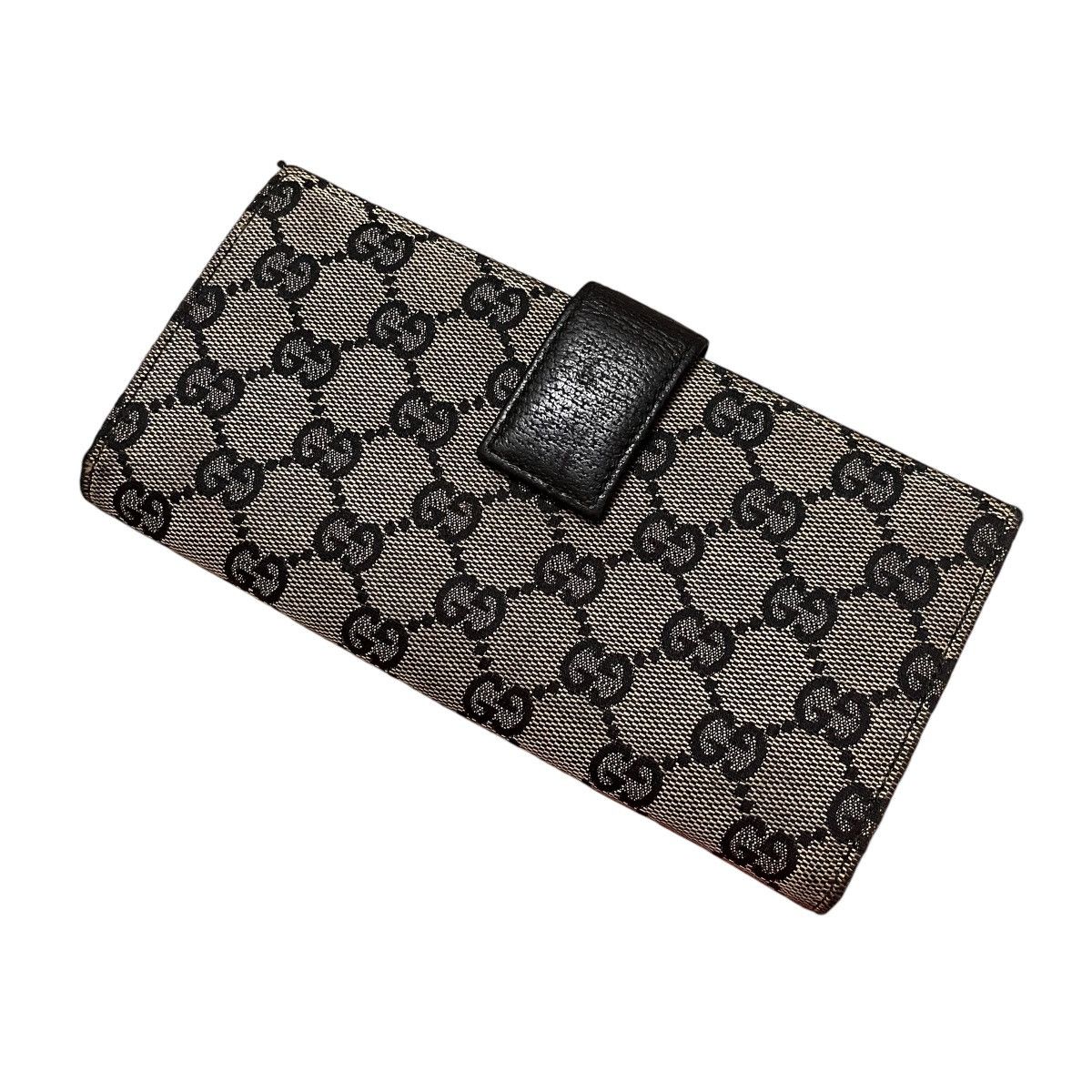 Gucci × Vintage Authentic Vintage Gucci Flap GG Monogram Long Wallet Size ONE SIZE - 2 Thumbnail