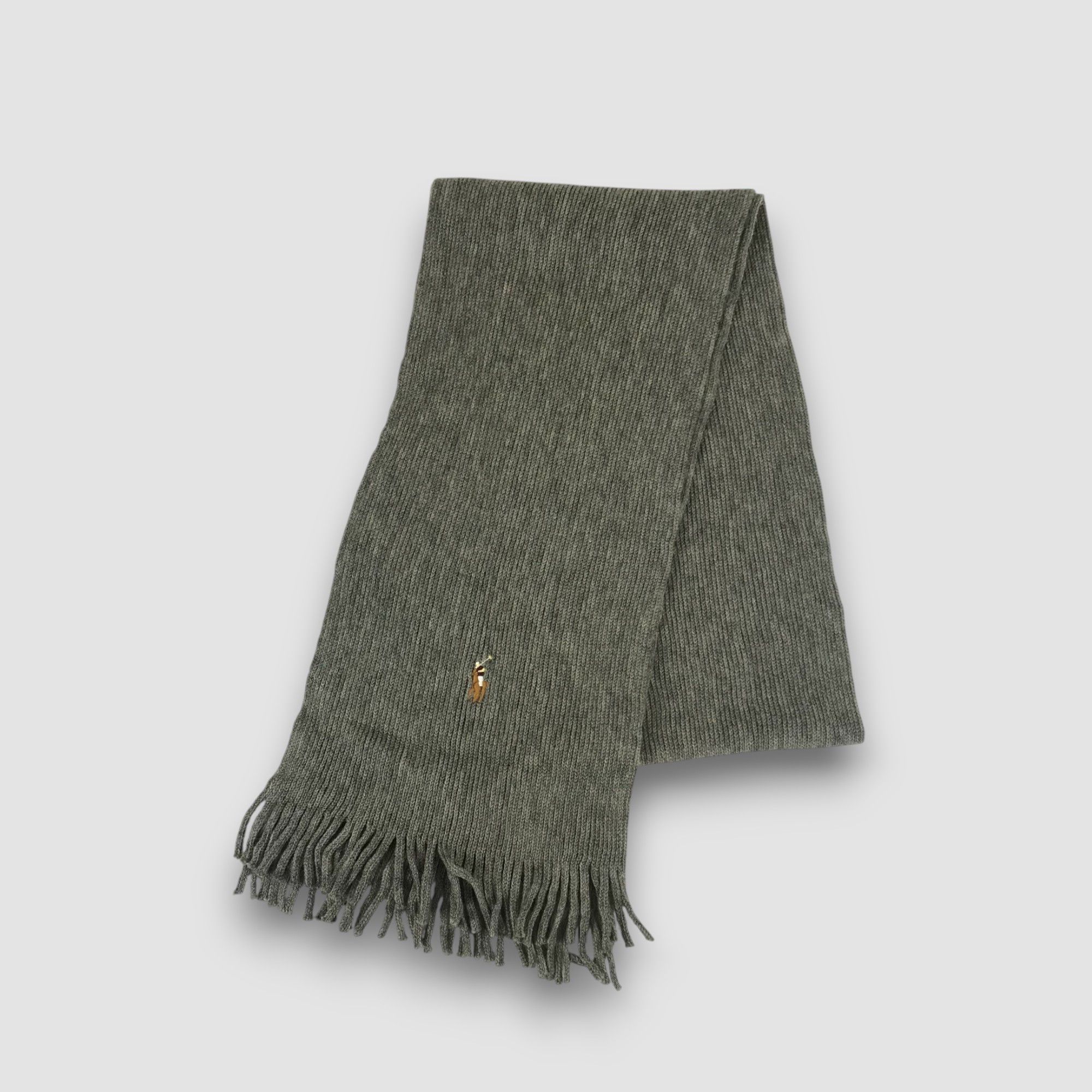 Polo Ralph Lauren Vintage Polo Ralph Lauren Scarf Muffler Wool Knitted Scarves Size ONE SIZE - 1 Thumbnail