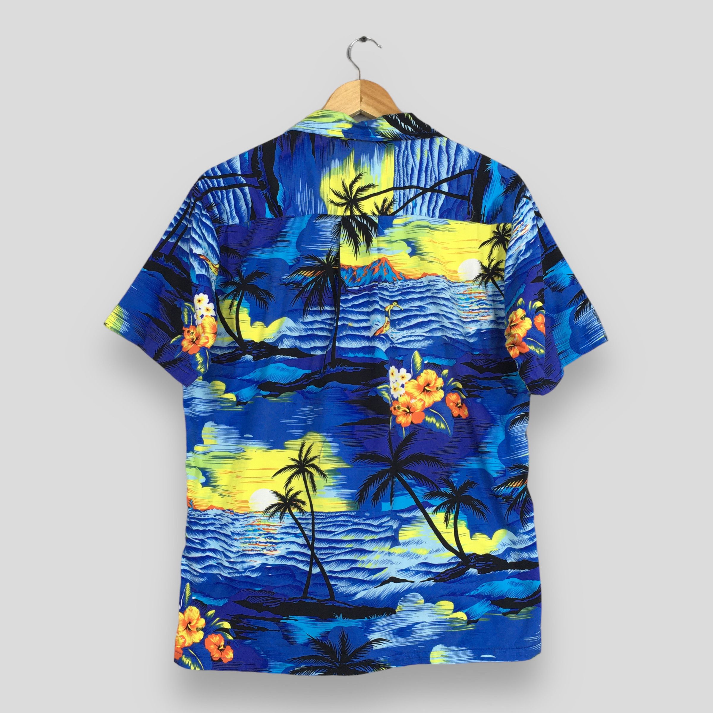 Other Vintage Hawaiian Surfing Palm Tree Aloha Cotton Shirt Small Size US S / EU 44-46 / 1 - 6 Thumbnail