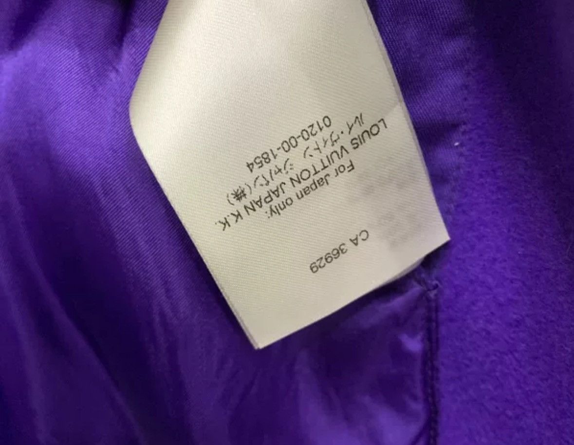 Louis Vuitton Louis Vuitton Purple Cupid Leather Sleeve Baseball Jacket Size US L / EU 52-54 / 3 - 8 Thumbnail