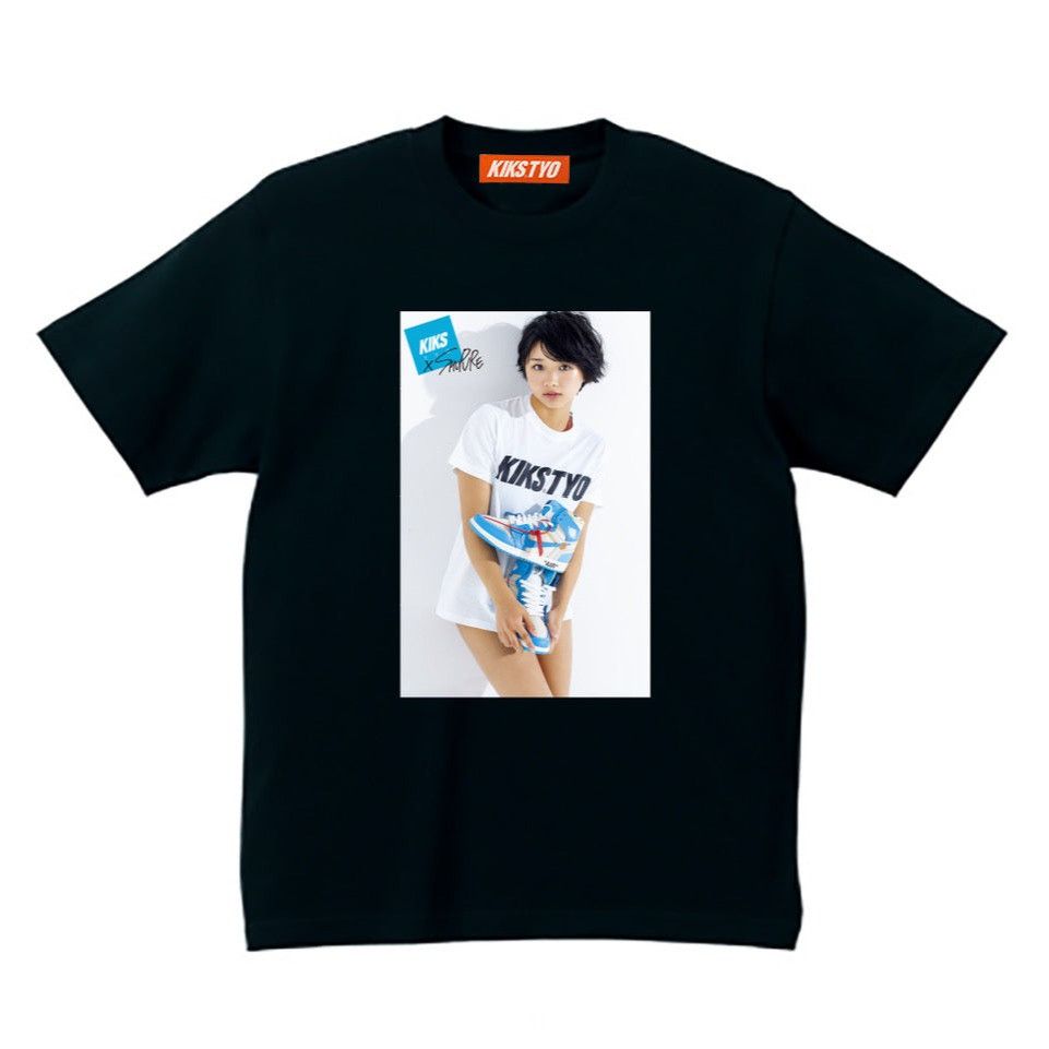 image of Kiks Tyo Miku Kuwajima Tee Nike Air Jordan 1 Off-White Unc in Black, Men's (Size XL)