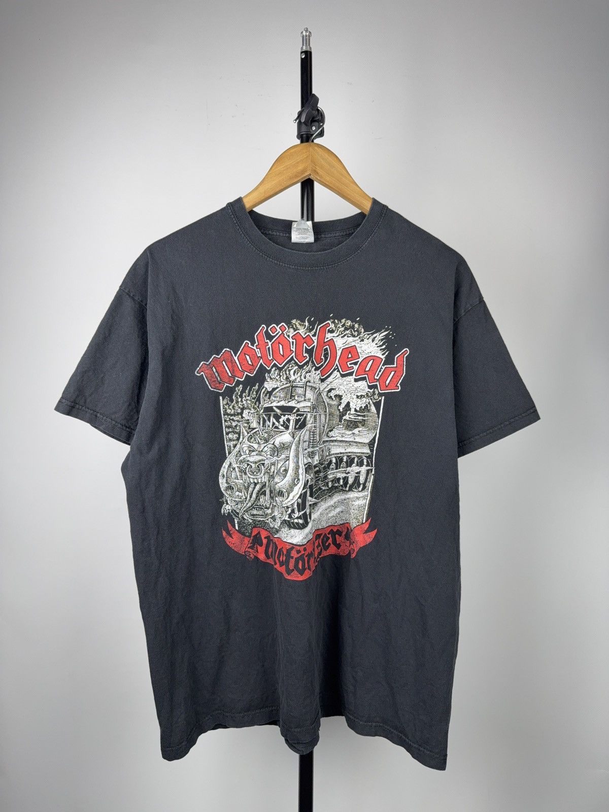 Band Tees 2017 Motorhead Vintage 00s Rock Band Graphic Black T-Shirt Size US L / EU 52-54 / 3 - 1 Thumbnail