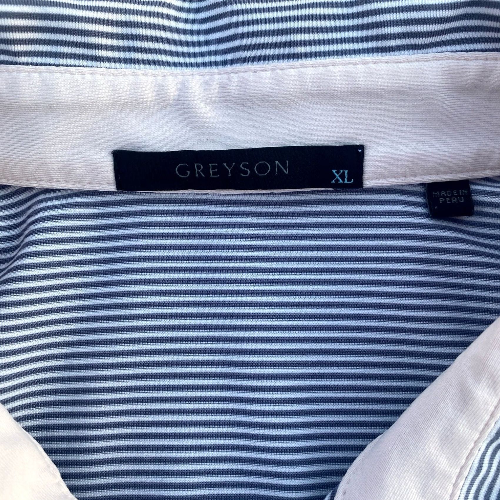 Vintage Greyson Golf Polo Shirt Mens XL Purple Stretch Performance Size US XL / EU 56 / 4 - 3 Thumbnail