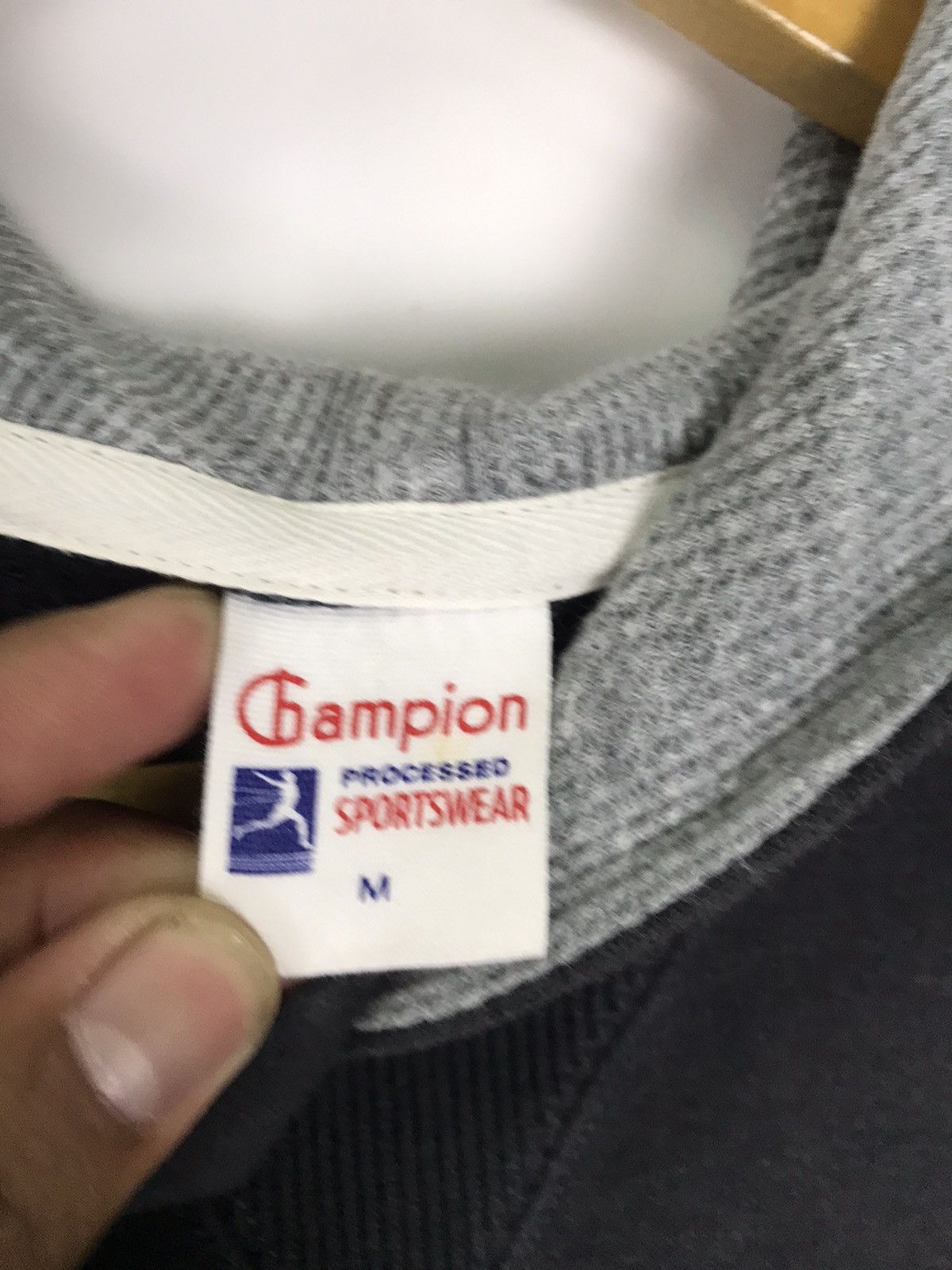 Champion × Vintage Vintage 90s Champion sportwear hoodie Size US M / EU 48-50 / 2 - 7 Thumbnail