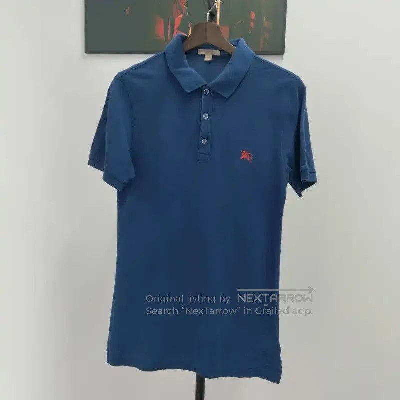 Burberry Burberry Summer Blue Cotton Short Sleeve Polo. Size US S / EU 44-46 / 1 - 1 Thumbnail