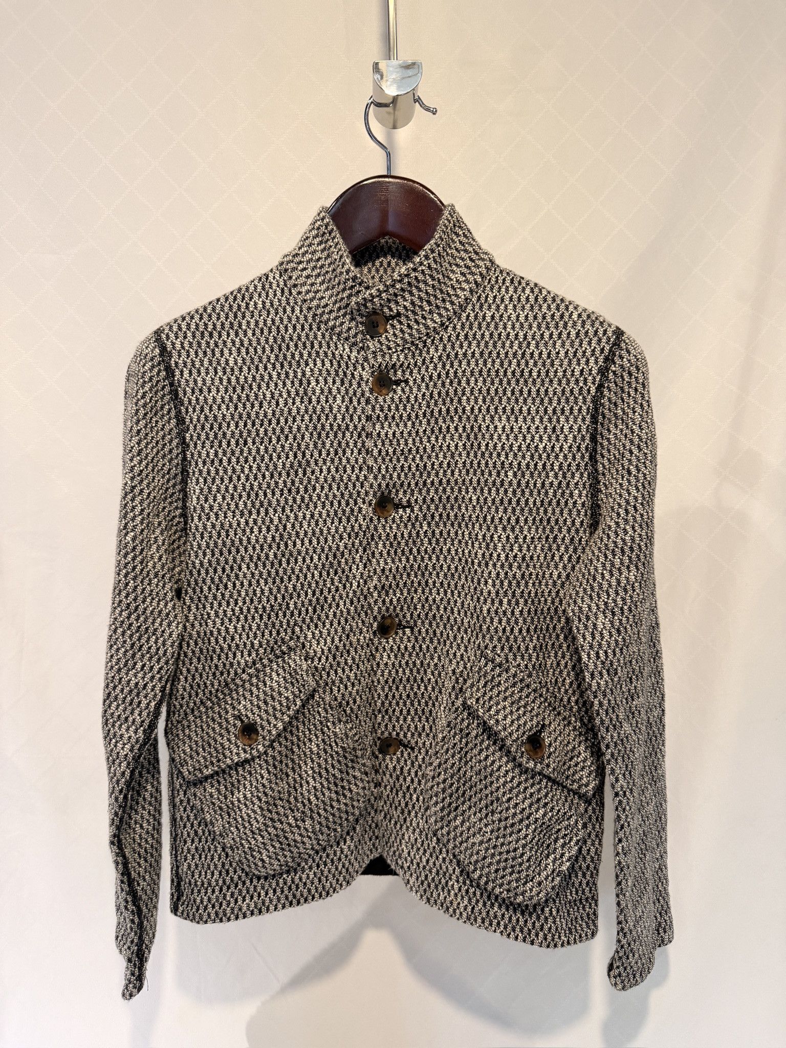 Billy Reid Billy Reid Button-Up Knit Jacket Size US S / EU 44-46 / 1 - 1 Thumbnail