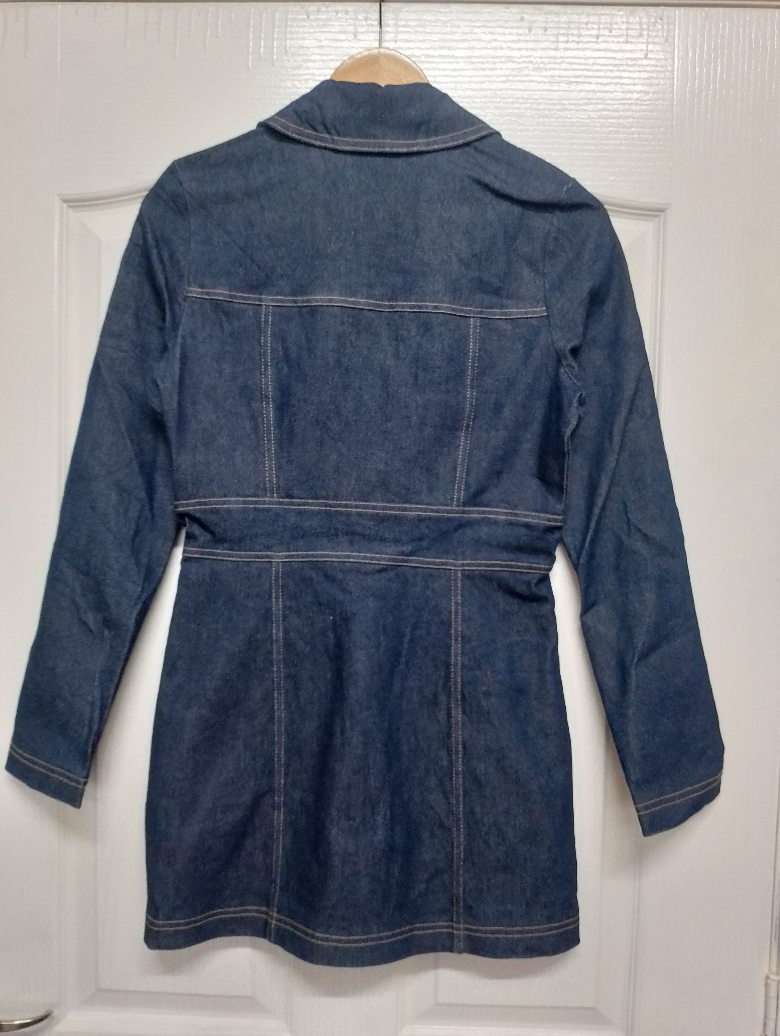 GOSTAR DE FUGA Cecil Mcbee Trenchcoat Denim Size S / US 4 / IT 40 - 3 Thumbnail