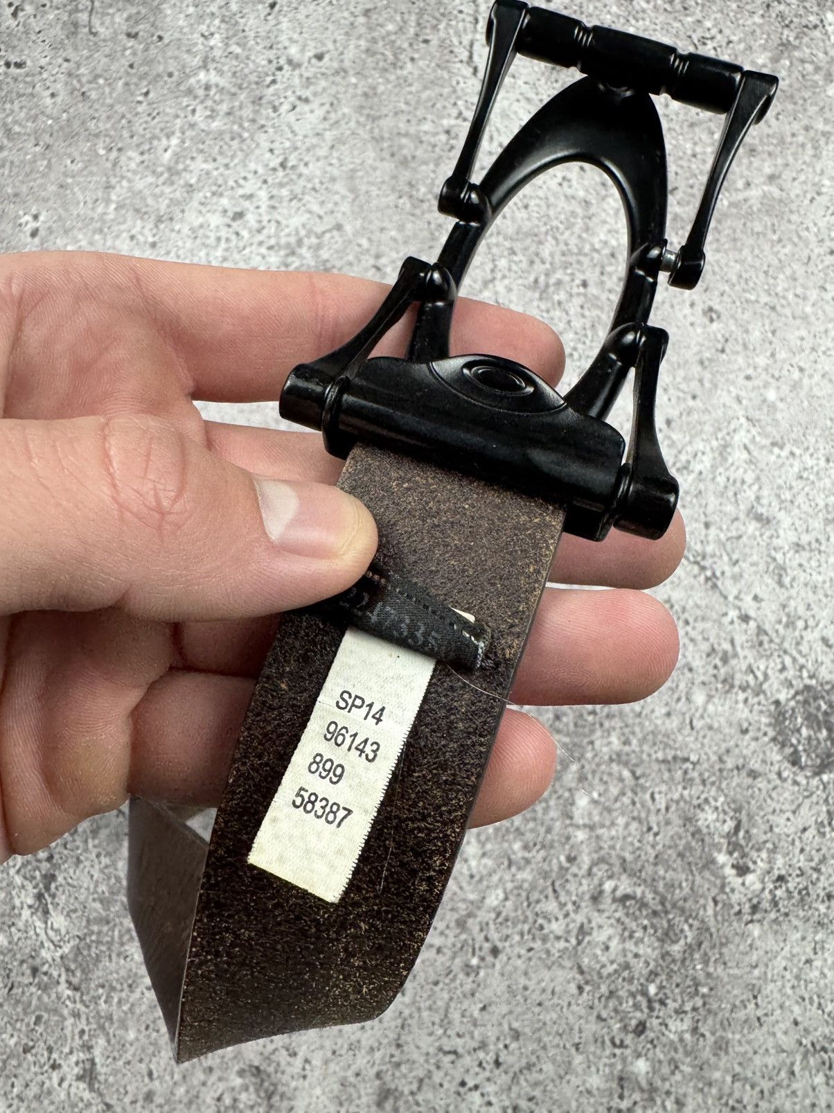 Oakley Y2K Oakley Software Leather Belt Crazy O Gorpcore Vintage Size ONE SIZE - 11 Thumbnail