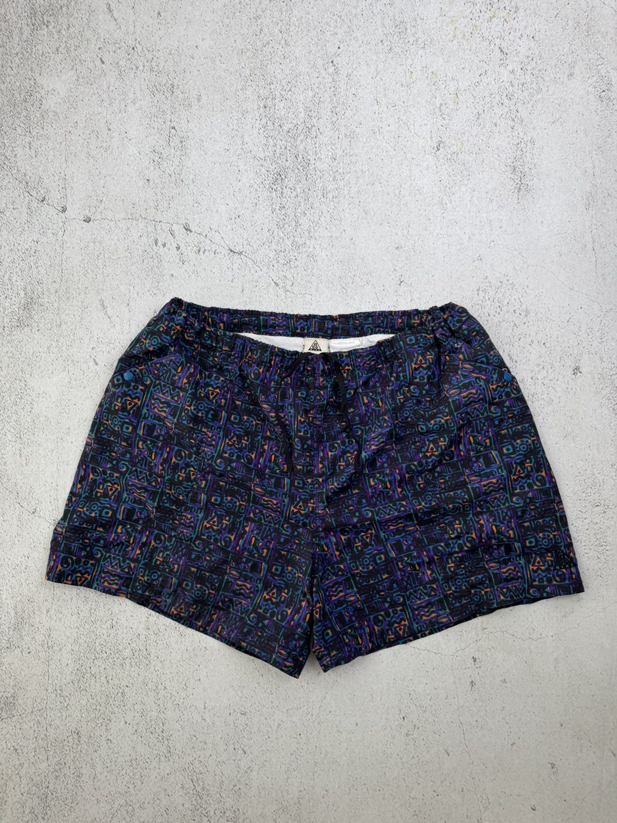 Nike ACG × Vintage Nike ACG Vintage Mosaic Shorts Size US 36 / EU 52 - 3 Thumbnail