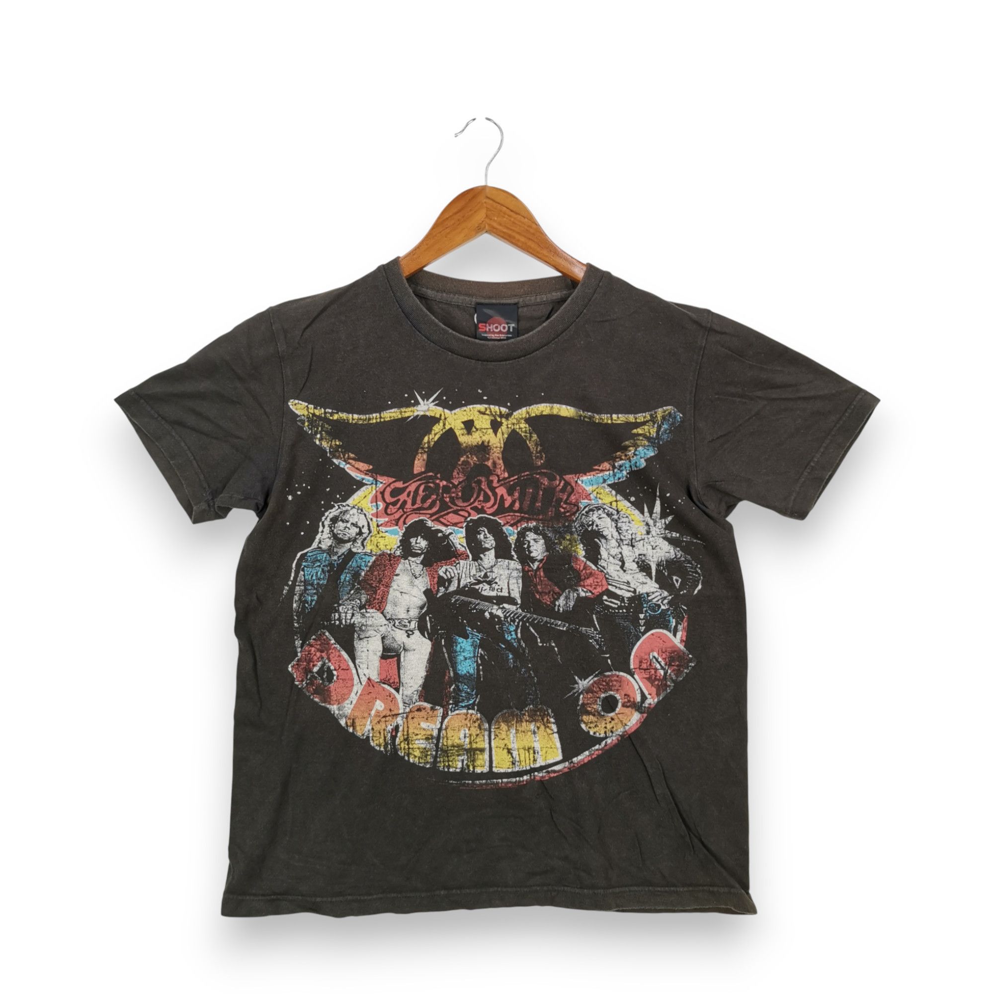 Band Tees Vintage Aerosmith T-Shirt Band Dream On Song Tour Tees Size US M / EU 48-50 / 2 - 1 Thumbnail