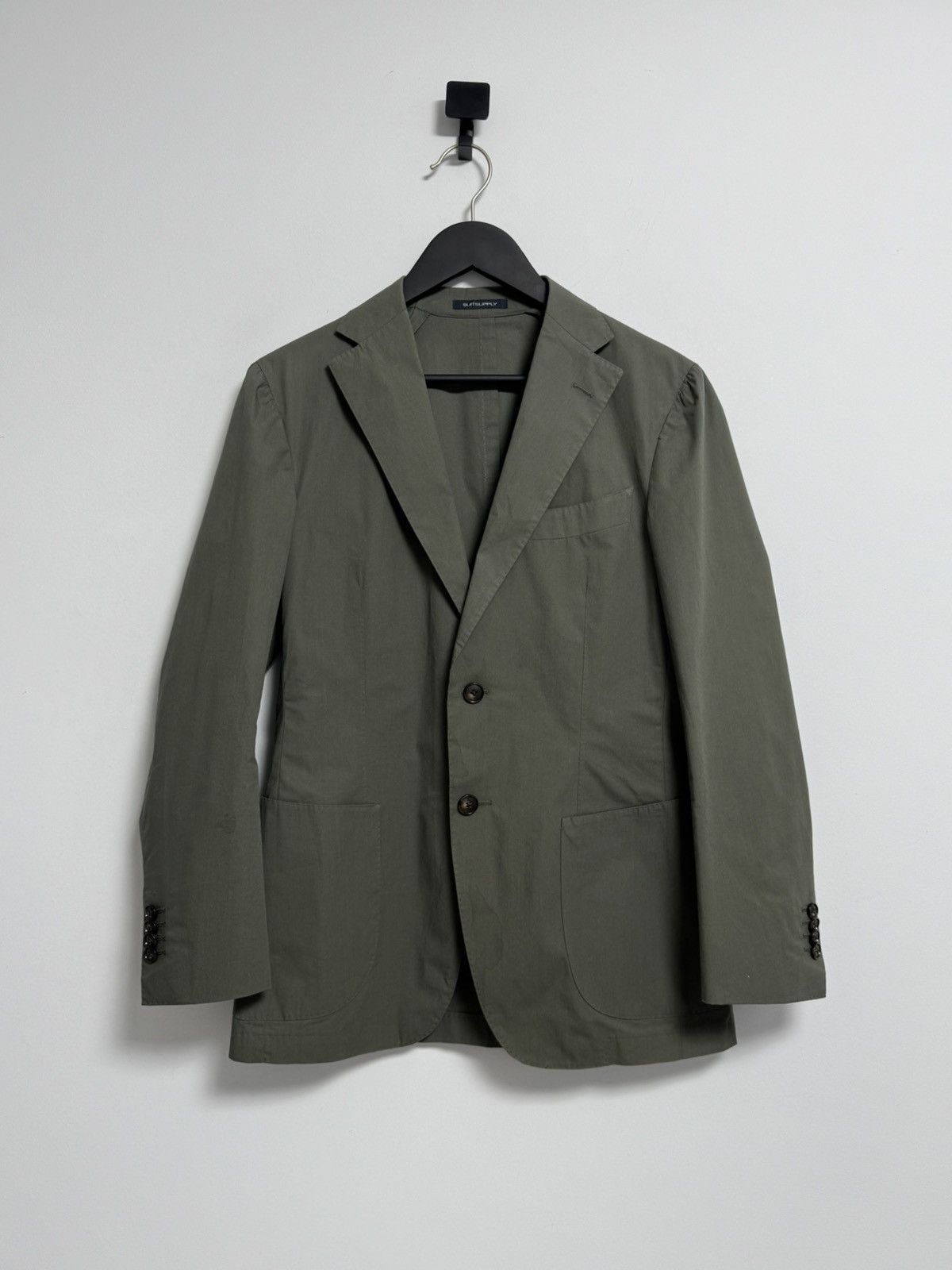Suitsupply Lazio Patch Unconstructed Blazer Women’s Green