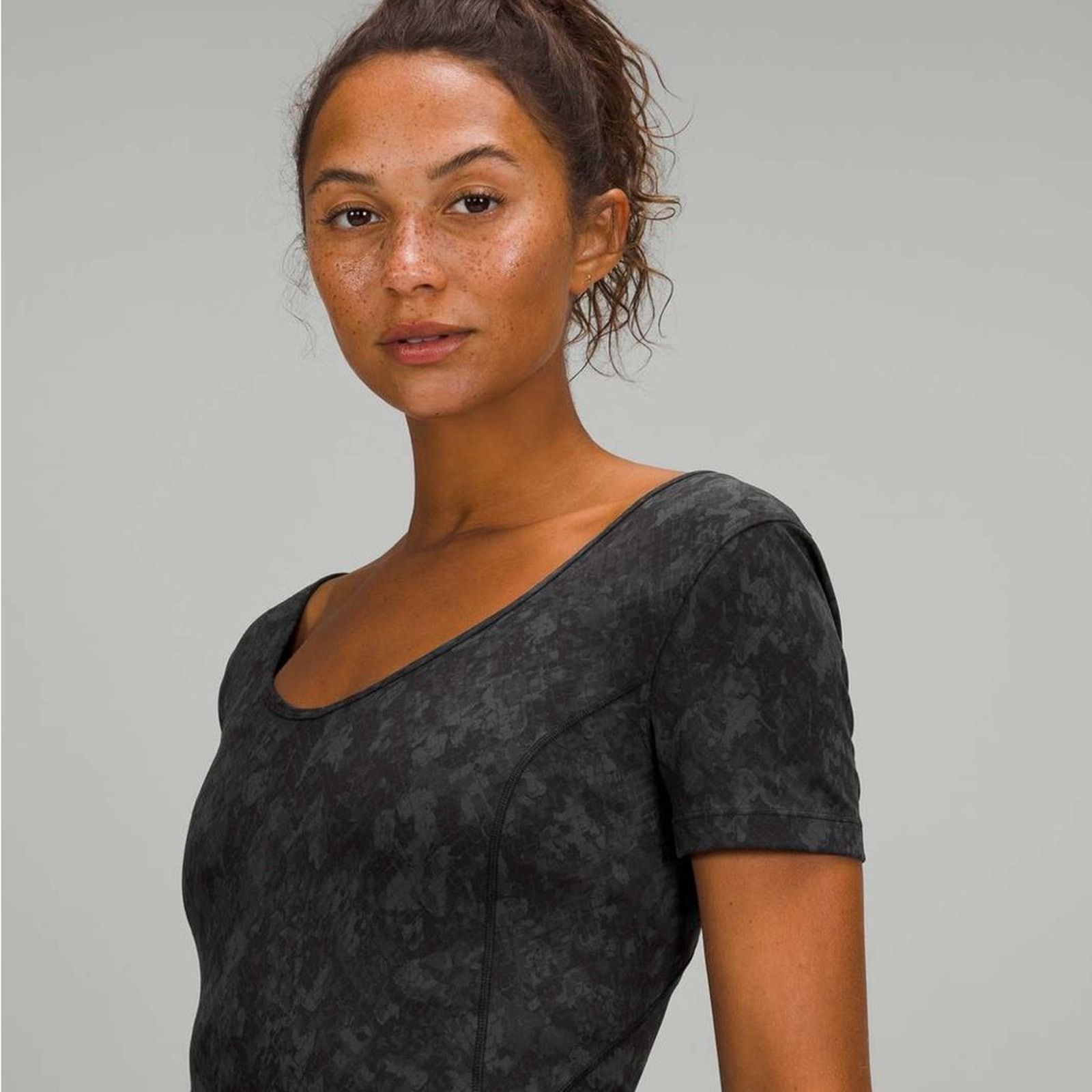 Lululemon Lululemon Align TShirt Hideaway Camo DeepCoal Multi Womens 6 Size M / US 6-8 / IT 42-44 - 3 Thumbnail
