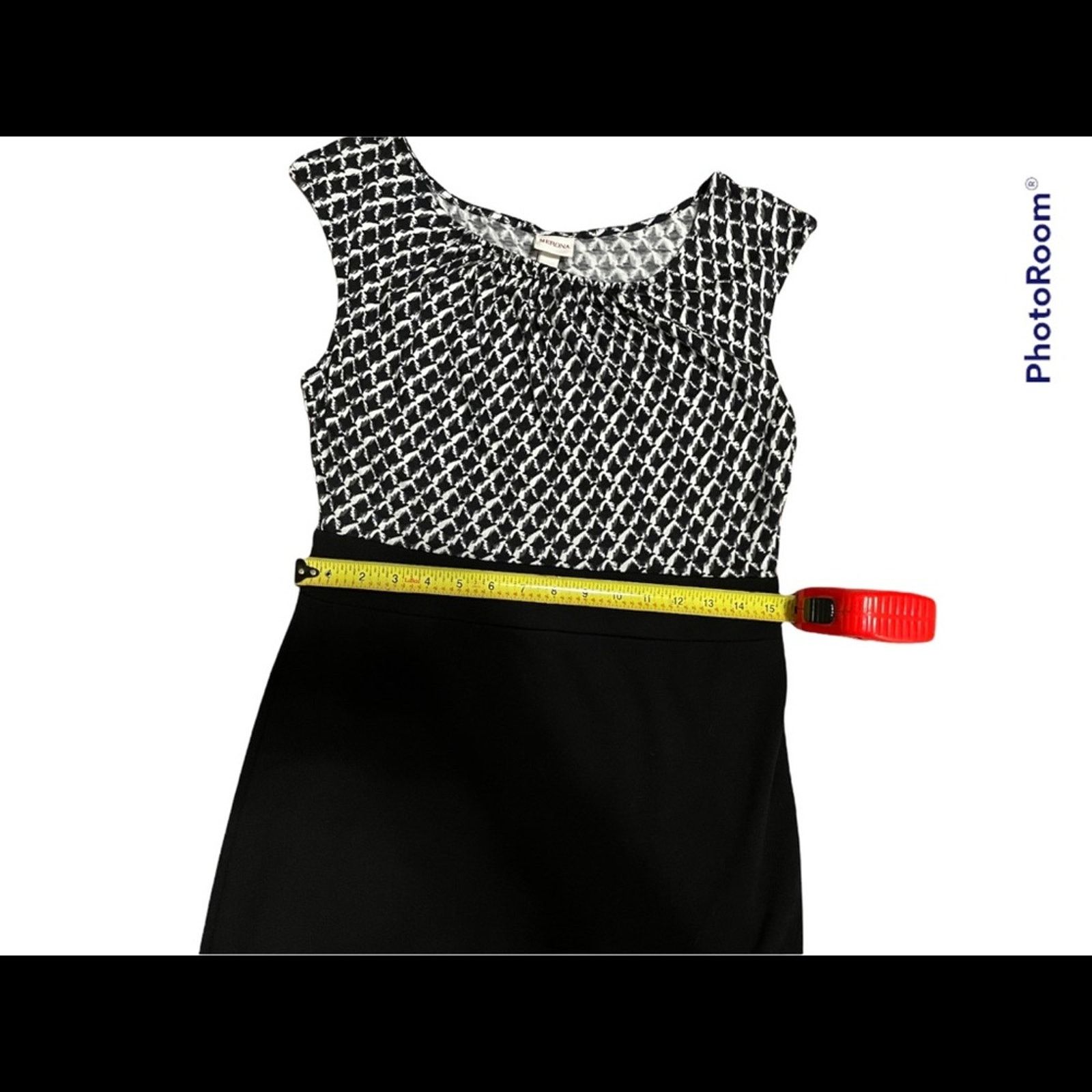 Merona NWOT Merona Houndstooth Fitted Dress Size M / US 6-8 / IT 42-44 - 5 Thumbnail