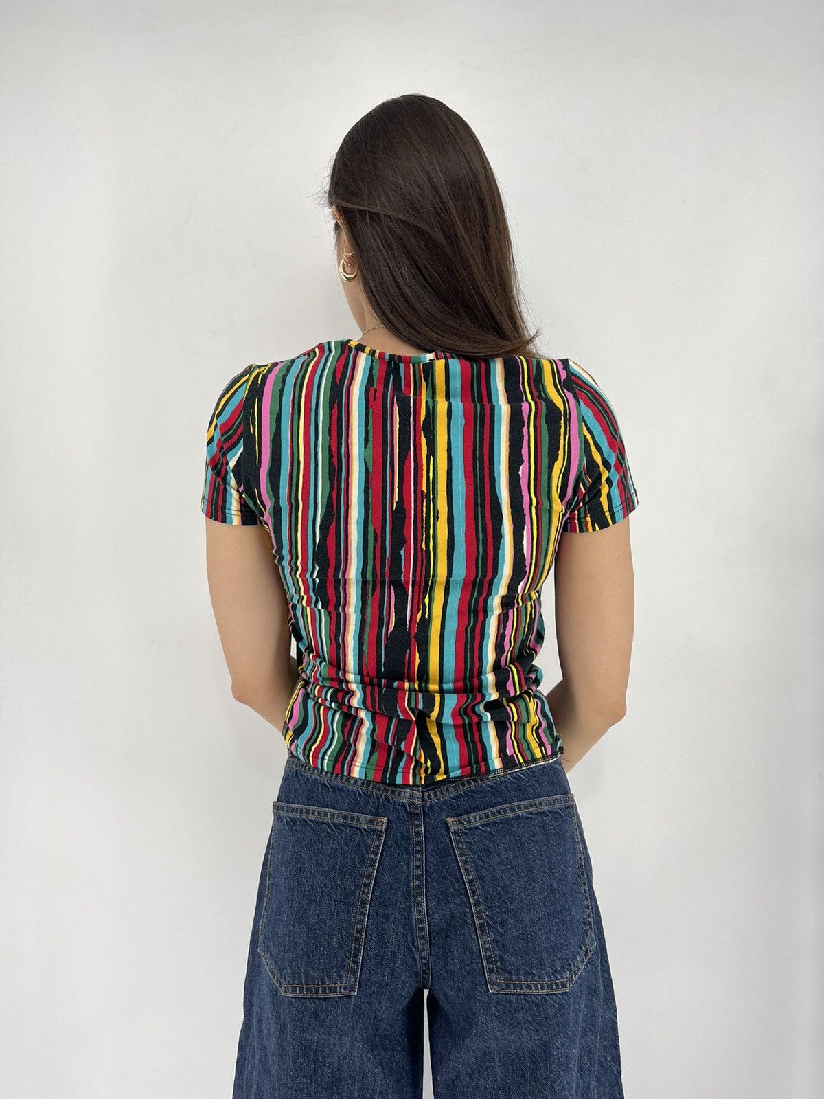 Kenzo Vintage Kenzo Striped Womens Japanese brand Size M Size M / US 6-8 / IT 42-44 - 6 Thumbnail